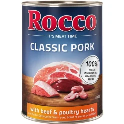 Økonomipakke: 24 x 400 g Rocco Classic Pork