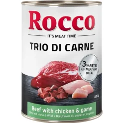 Økonomipakke: 24 x 400 g Rocco Classic Trio di Carne