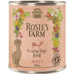 Økonomipakke: 24 x 800 g Rosie's Farm Adult