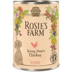 Økonomipakke: 24 x 400 g Rosie's Farm Puppy
