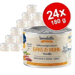 Økonomipakke: 24 x 180 g Sanabelle All Meat