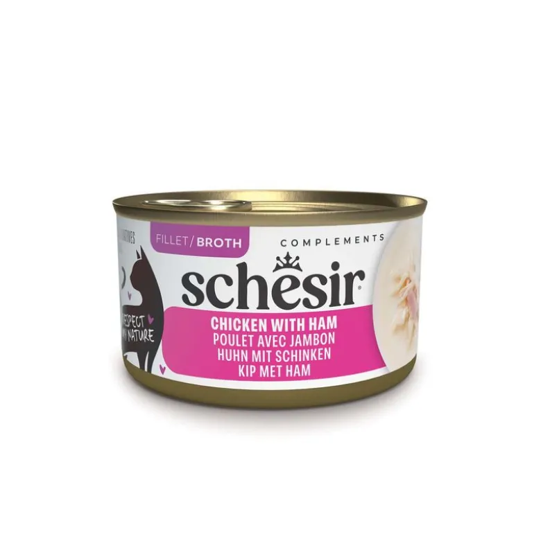 Økonomipakke: 24 x 70 g Schesir Complements i bouillon