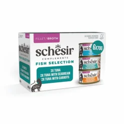 Økonomipakke: 24 x 70 g Schesir Complements i bouillon
