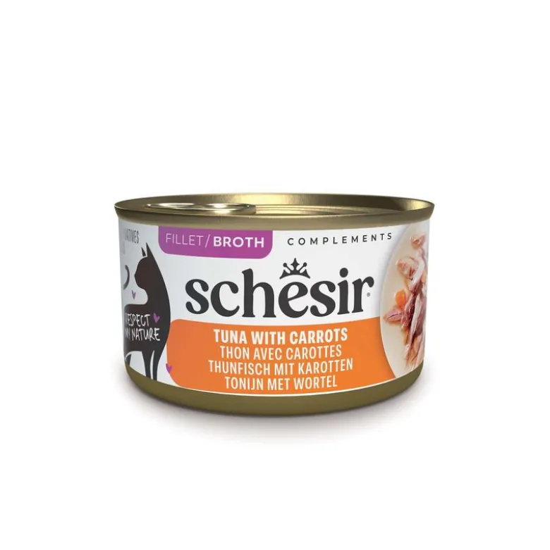 Økonomipakke: 24 x 70 g Schesir Complements i bouillon