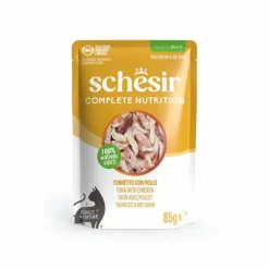 Økonomipakke: 24 x 85 g Schesir Complete Nutrition Filet i gelé