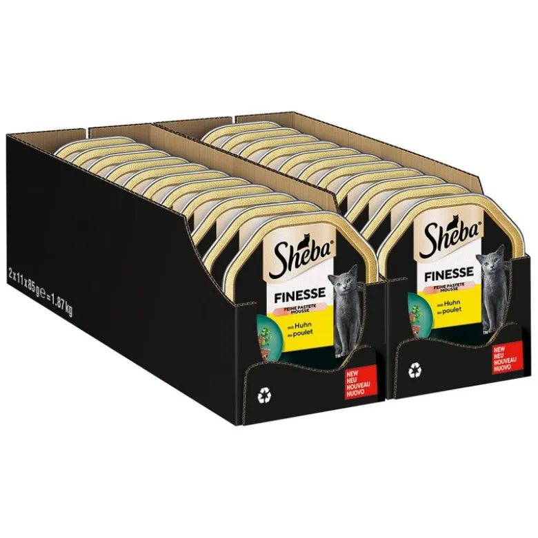 Økonomipakke: 44 x 85 g Sheba bakker