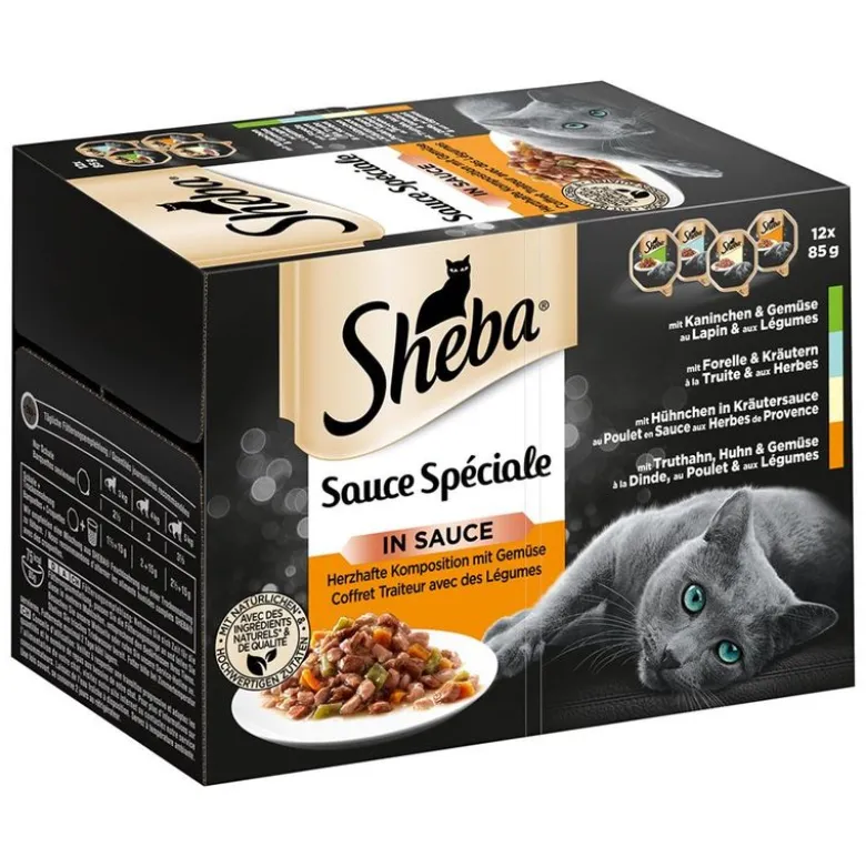 Økonomipakke: 144 x 85 g Sheba bakker