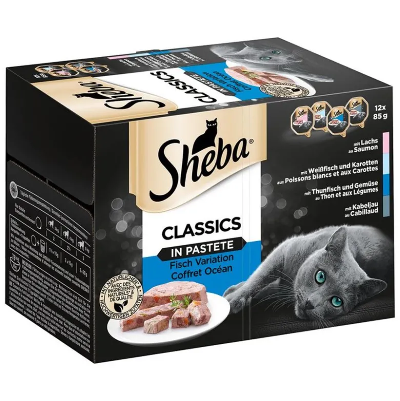 Økonomipakke: 144 x 85 g Sheba bakker
