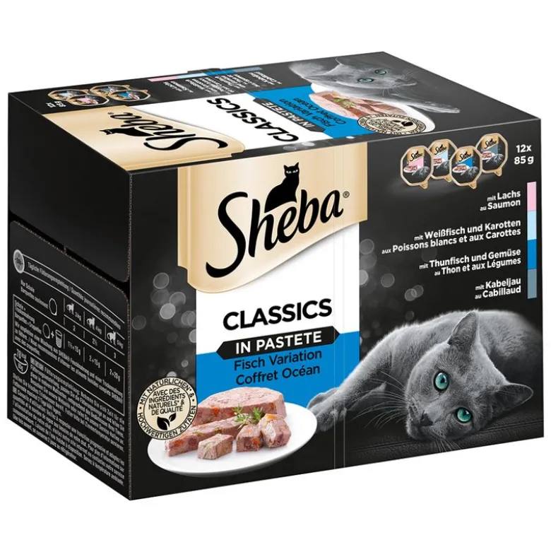 Økonomipakke: 24 x 85 g Sheba bakker "Uimodståelige varianter"