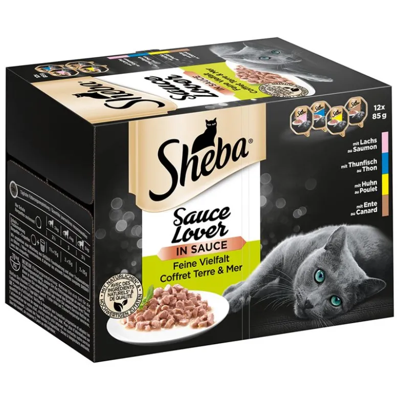 Økonomipakke: 24 x 85 g Sheba bakker "Uimodståelige varianter"