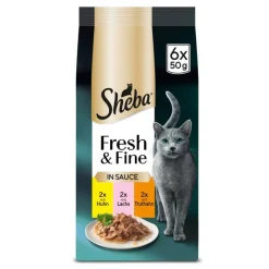 Økonomipakke: 72 x 50 g Sheba Fresh & Fine portionsposer