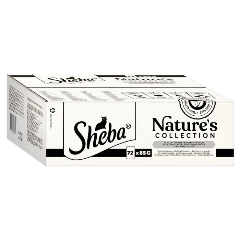Økonomipakke: 144 x 85 g Sheba Nature's Collection
