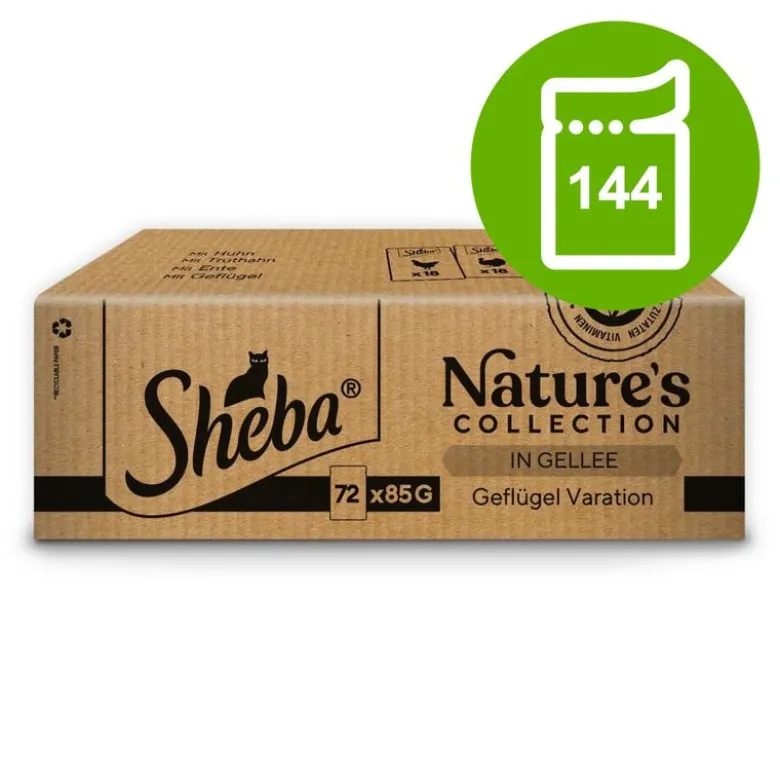 Økonomipakke: 144 x 85 g Sheba Nature's Collection