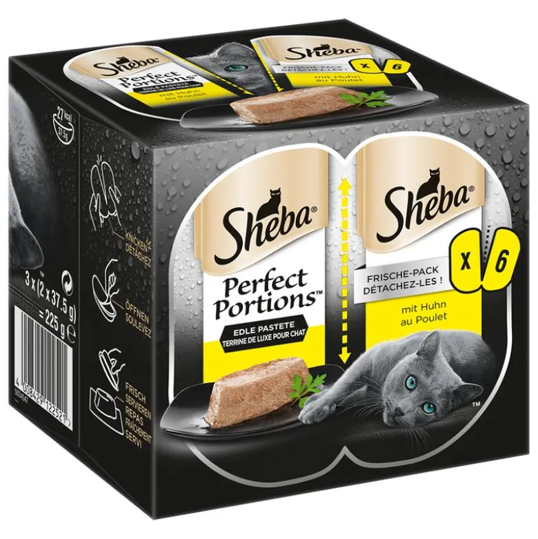 Økonomipakke: 48 x 37,5 g Sheba Perfect Portions
