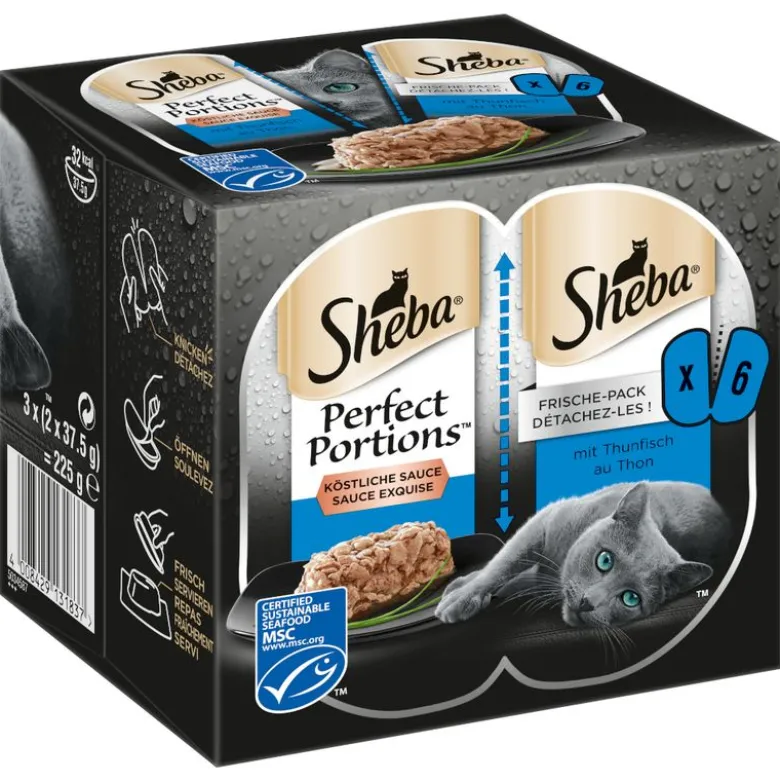 Økonomipakke: 48 x 37,5 g Sheba Perfect Portions