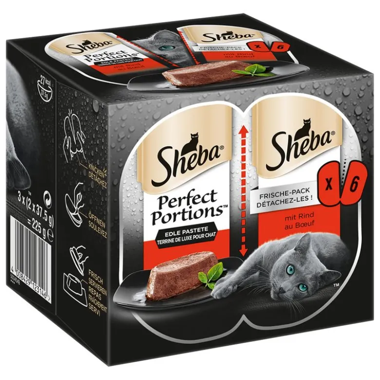 Økonomipakke: 48 x 37,5 g Sheba Perfect Portions