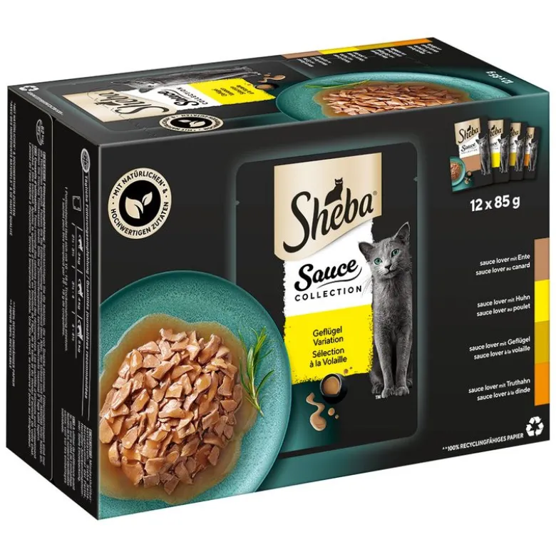 Økonomipakke: 144 x 85 g Sheba portionsposer