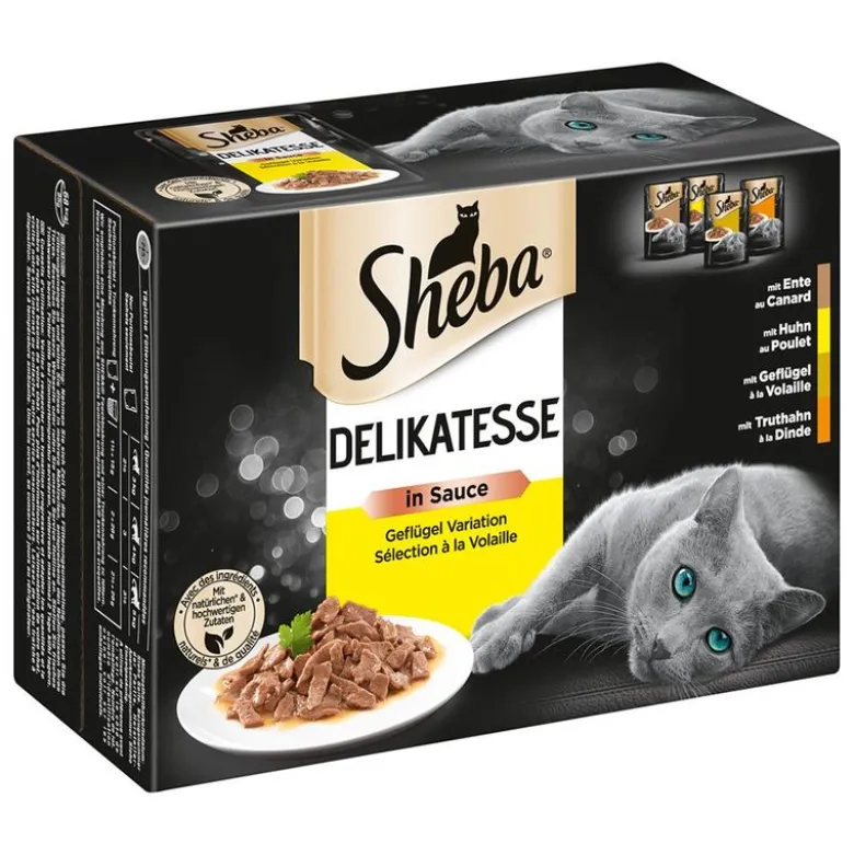 Økonomipakke: 144 x 85 g Sheba portionsposer