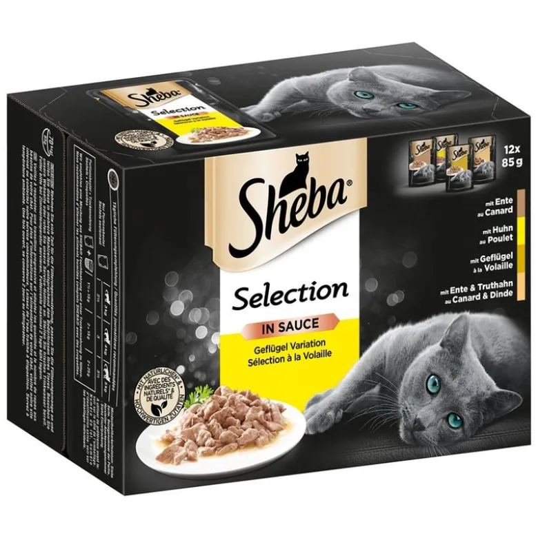 Økonomipakke: 144 x 85 g Sheba portionsposer