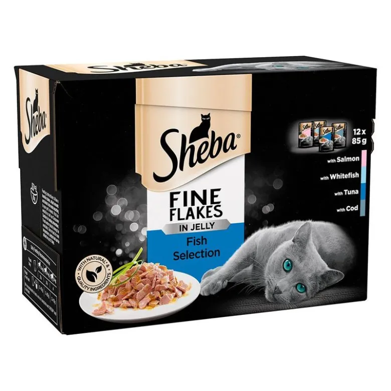 Økonomipakke: 48 x 85 g Sheba Selection portionsposer