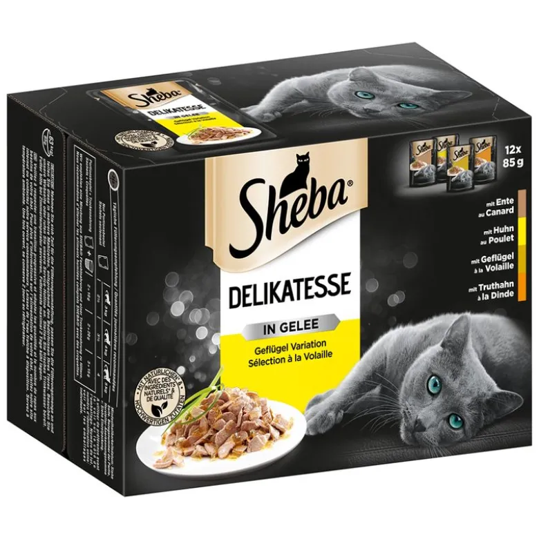 Økonomipakke: 48 x 85 g Sheba Selection portionsposer