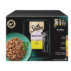 Økonomipakke: 96 x 85 g Sheba Selection portionsposer