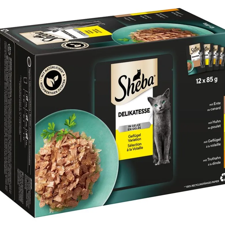 Økonomipakke: 96 x 85 g Sheba Selection portionsposer