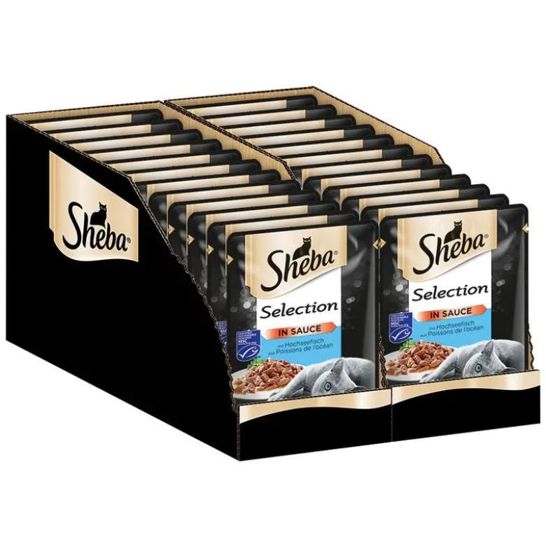 Økonomipakke: 96 x 85 g Sheba Selection portionsposer