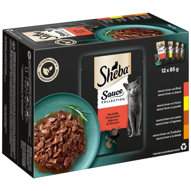 Økonomipakke: 96 x 85 g Sheba Selection portionsposer