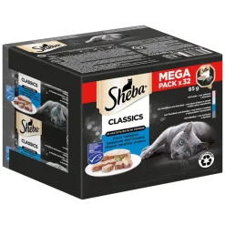 Økonomipakke: 64 x 85 g Sheba Uimodståelige Varianter bakke