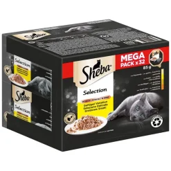 Økonomipakke: 64 x 85 g Sheba Uimodståelige Varianter bakke