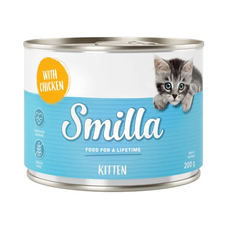 Økonomipakke: 24 x 200 g Smilla Kitten
