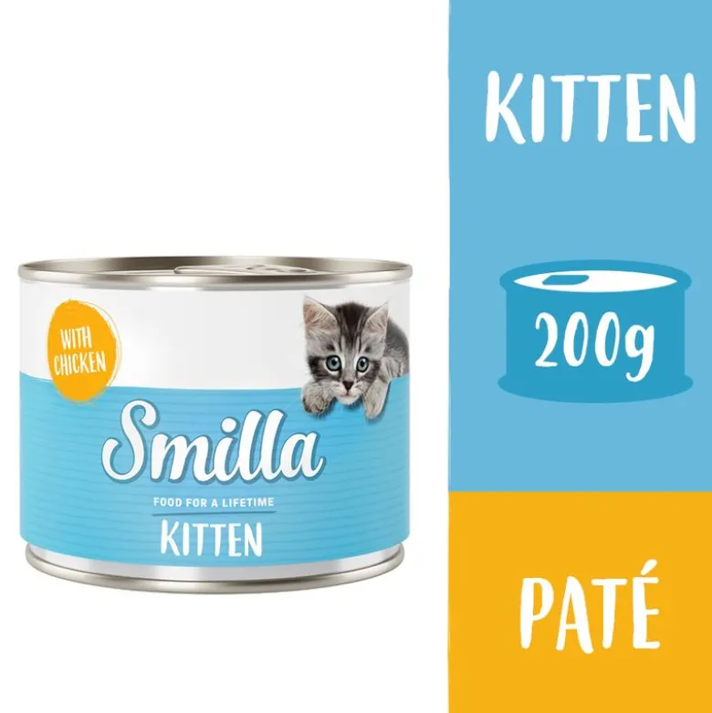Økonomipakke: 24 x 200 g Smilla Kitten