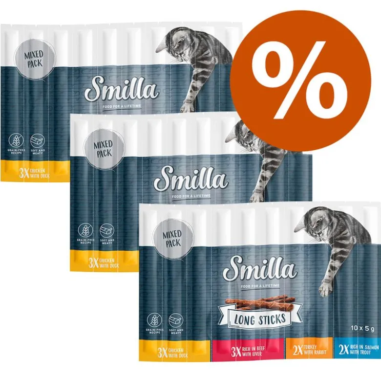 Økonomipakke: 30 x 5 g Smilla Long Sticks