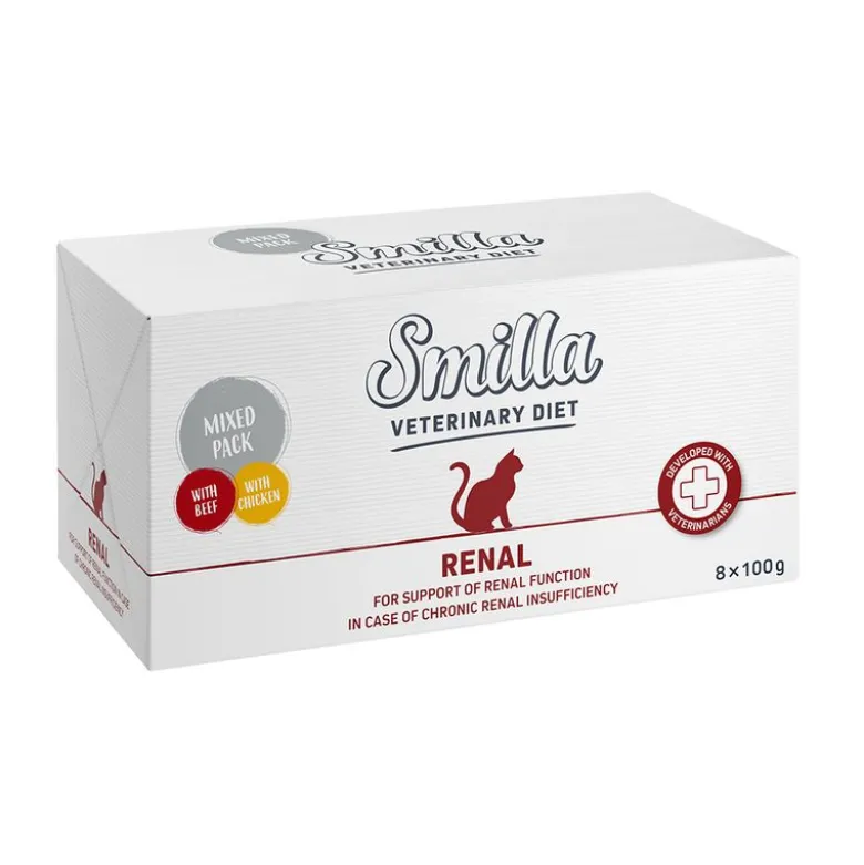 Økonomipakke: 24 x 100 g Smilla Veterinary Diet Mixpakke