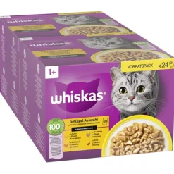 Økonomipakke: 96 x 85 g Whiskas 1+ Adult portionsposer