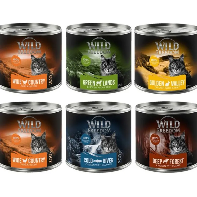 Økonomipakke: 24 x 200 g Wild Freedom Adult