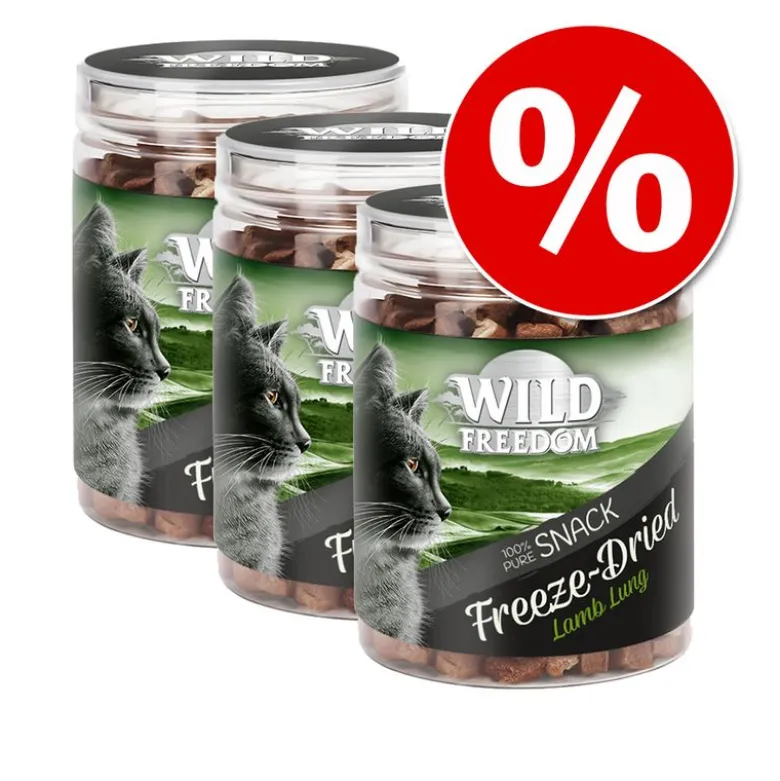 Økonomipakke: 3 x 35/45/60 g Wild Freedom Freeze-Dried Snacks