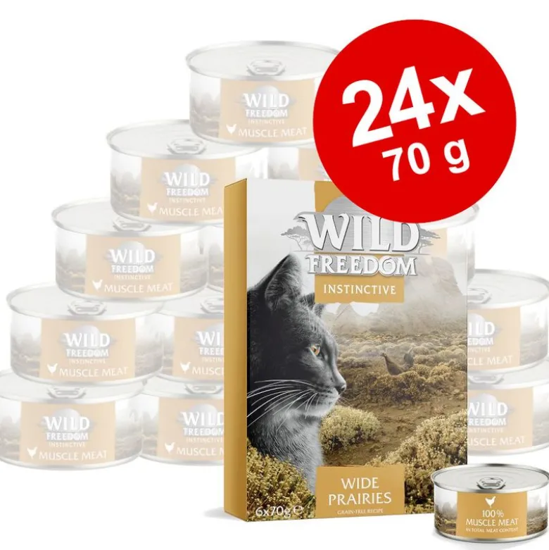 Økonomipakke: 24 x 70 g Wild Freedom Instinctive