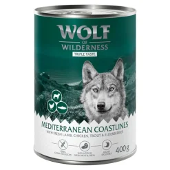 Økonomipakke: 12 x 400 g Wolf of Wilderness "The Taste Of"