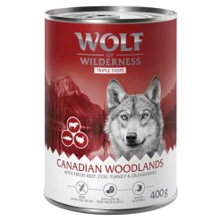 Økonomipakke: 12 x 400 g Wolf of Wilderness 