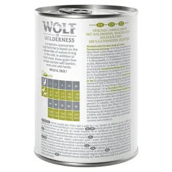 Økonomipakke: 12 x 400 g Wolf of Wilderness Senior
