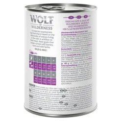 Økonomipakke: 12 x 400 g Wolf of Wilderness Senior