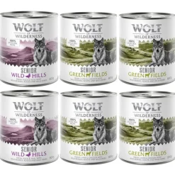Økonomipakke: 12 x 800 g Wolf of Wilderness Senior