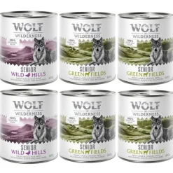 Økonomipakke: 12 x 800 g Wolf of Wilderness Senior