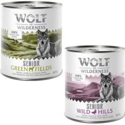 Økonomipakke: 12 x 800 g Wolf of Wilderness Senior