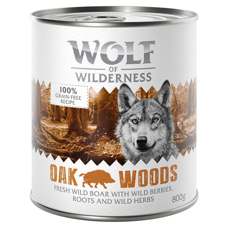Økonomipakke: 24 x 800 g Wolf of Wilderness Adult