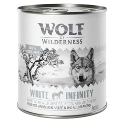 Økonomipakke: 24 x 800 g Wolf of Wilderness Adult
