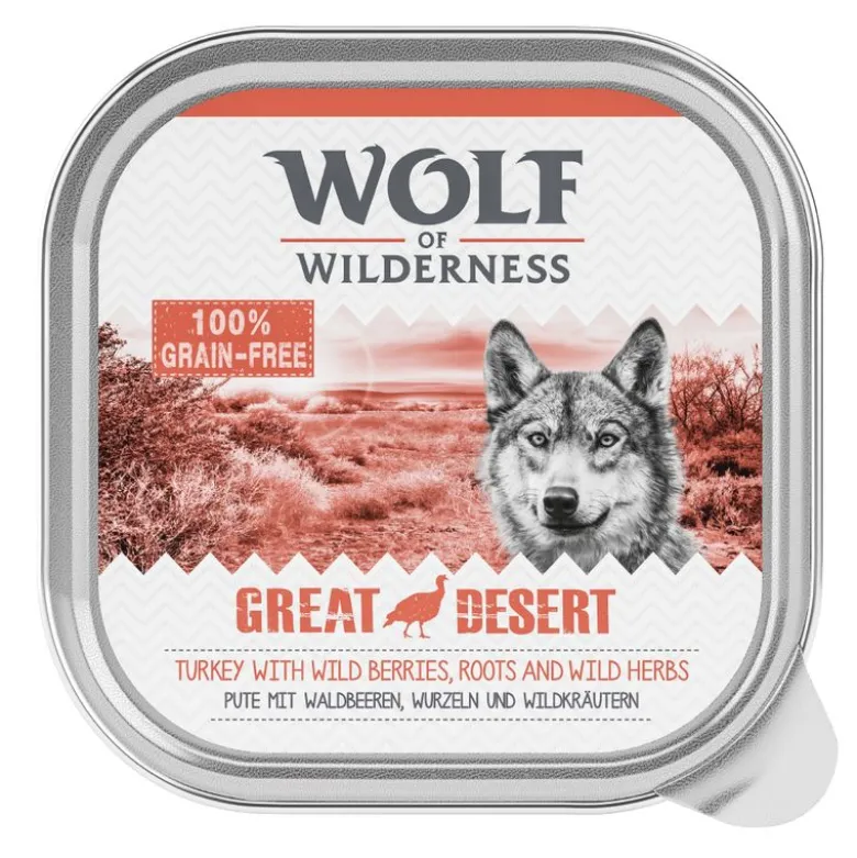 Økonomipakke: 24 x 300 g Wolf of Wilderness Adult