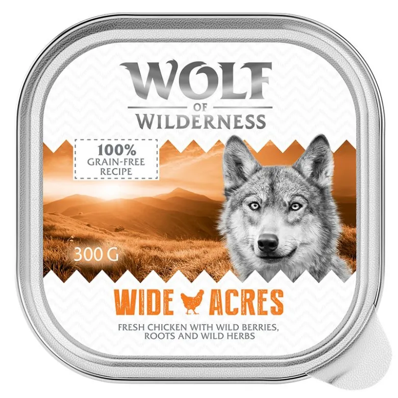 Økonomipakke: 24 x 300 g Wolf of Wilderness Adult